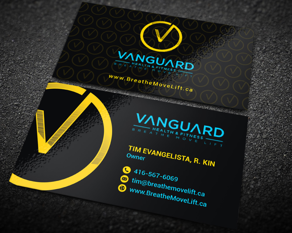 Vanguard Health & Fitness logo design by Boomstudioz