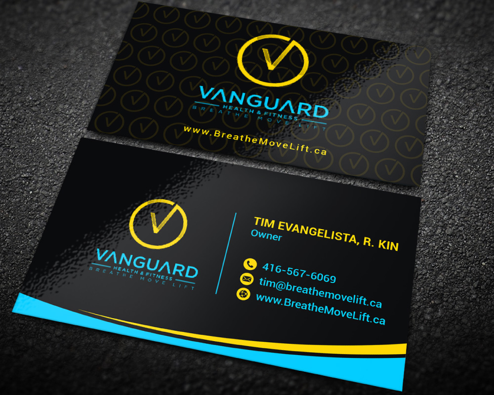 Vanguard Health & Fitness logo design by Boomstudioz