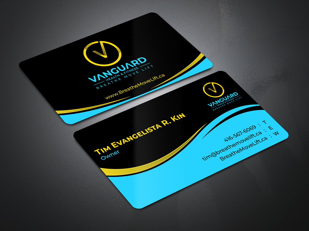 Vanguard Health & Fitness logo design by Gelotine