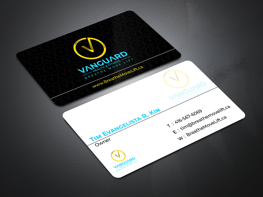 Vanguard Health & Fitness logo design by Gelotine