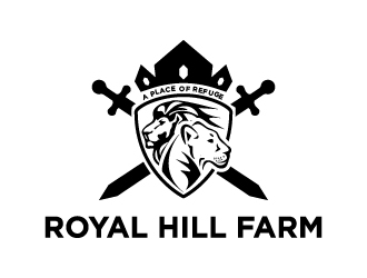 Royal Hill Farm  logo design by Moon