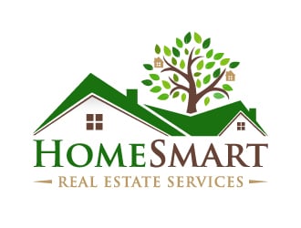 Home Smart Real Estate Services logo design by akilis13