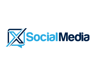 X Social Media logo design by jaize