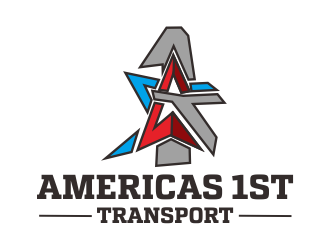 Americas 1st Transport logo design by dasam