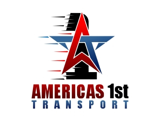 Americas 1st Transport logo design by onetm