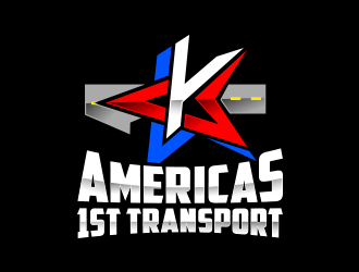 Americas 1st Transport logo design by adm3