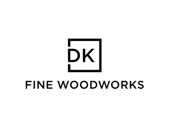 DK Fine Woodworks logo design by asyqh