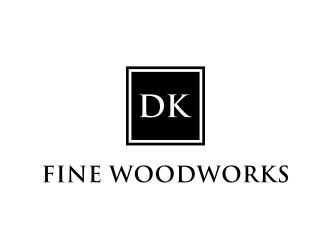 DK Fine Woodworks logo design by asyqh