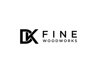 DK Fine Woodworks logo design by kaylee