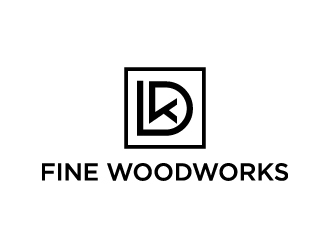 DK Fine Woodworks logo design by akilis13