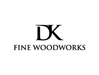 DK Fine Woodworks logo design by akilis13