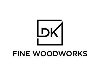 DK Fine Woodworks logo design by akilis13