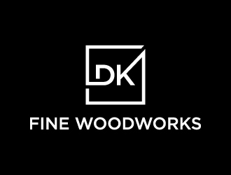 DK Fine Woodworks logo design by akilis13