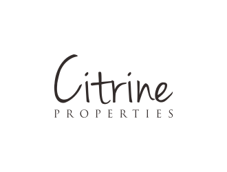 Citrine Properties logo design by p0peye