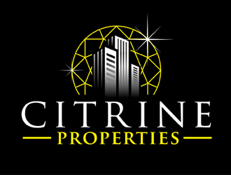 Citrine Properties logo design by MAXR