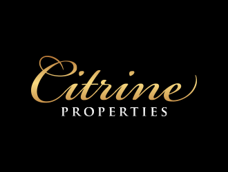 Citrine Properties logo design by lexipej