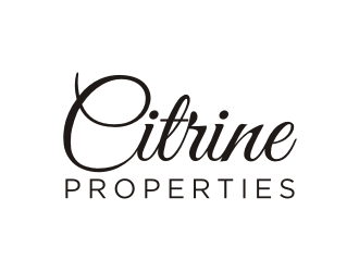 Citrine Properties logo design by johana