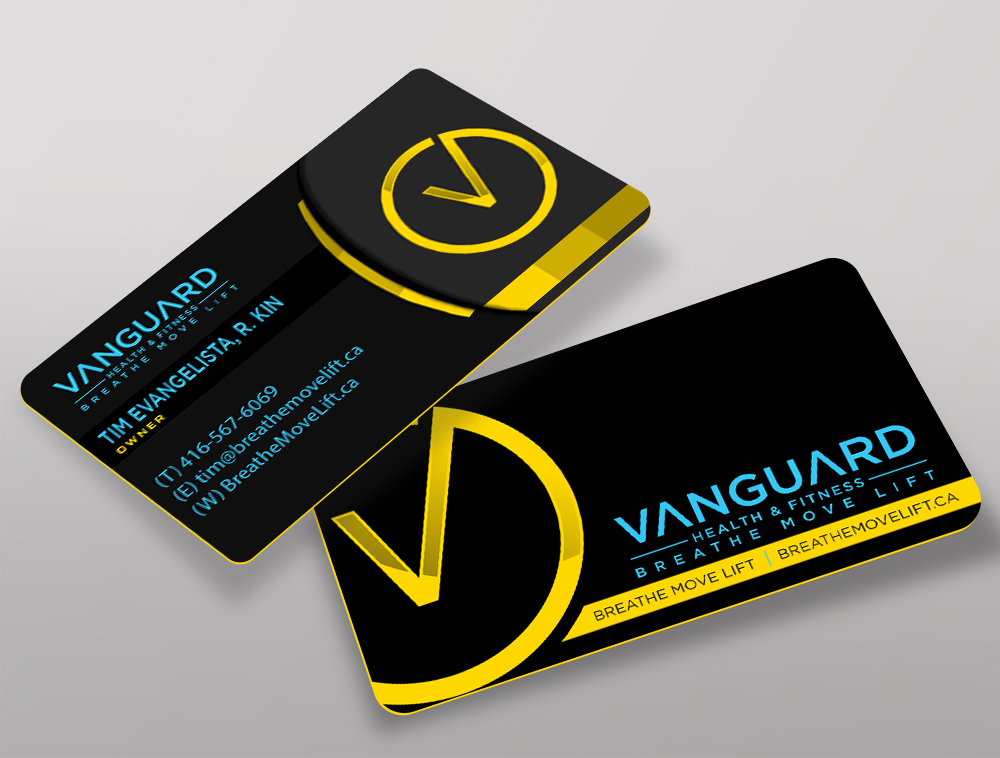 Vanguard Health & Fitness logo design by Niqnish