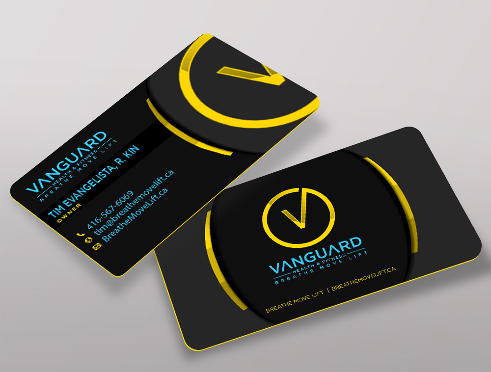 Vanguard Health & Fitness logo design by Niqnish