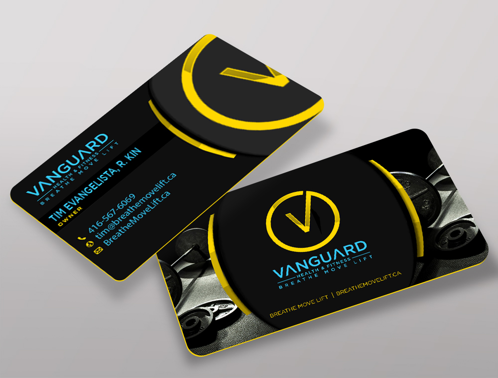 Vanguard Health & Fitness logo design by Niqnish