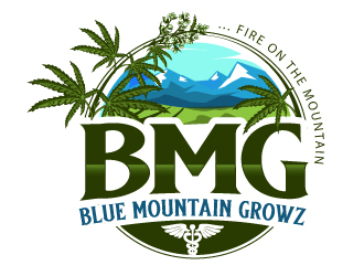 Blue Mountain Growz Logo Design 48hourslogo Com blue mountain growz logo design