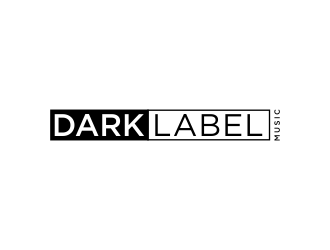 Dark Label Music  logo design by deddy