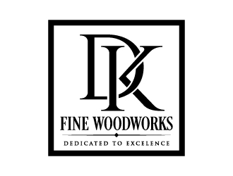 DK Fine Woodworks logo design by jaize