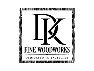 DK Fine Woodworks logo design by jaize