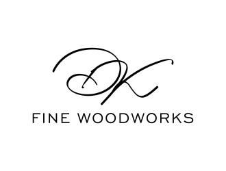 DK Fine Woodworks logo design by deddy