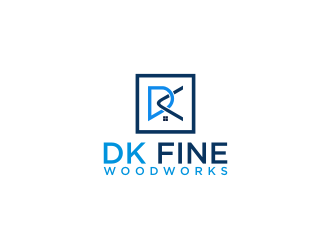 DK Fine Woodworks logo design by ndndn