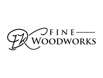 DK Fine Woodworks logo design by Gwerth