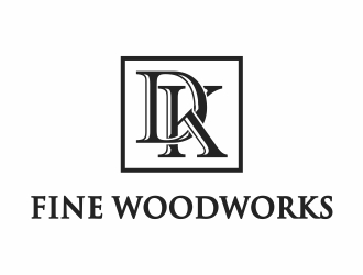 DK Fine Woodworks logo design by Mardhi