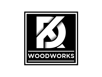 DK Fine Woodworks logo design by evdesign