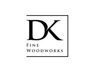 DK Fine Woodworks logo design by ARTdesign