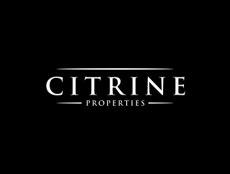 Citrine Properties logo design by GassPoll