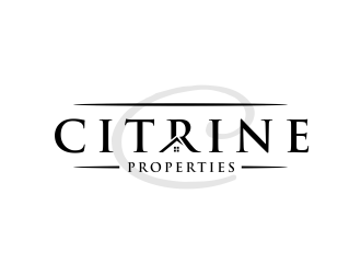 Citrine Properties logo design by GassPoll