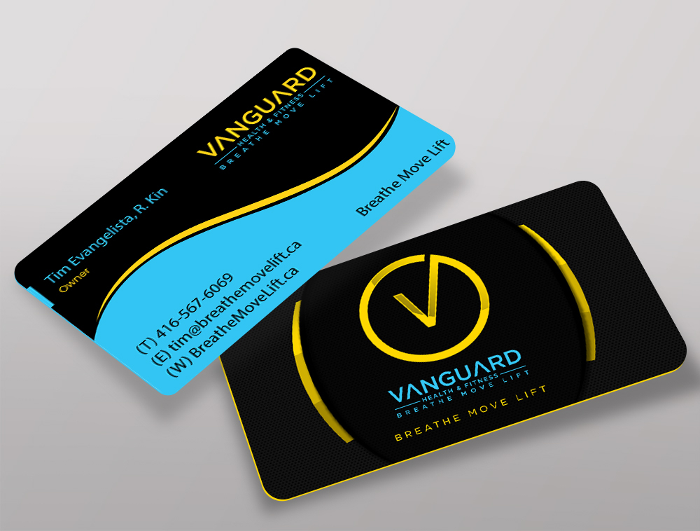 Vanguard Health & Fitness logo design by Niqnish