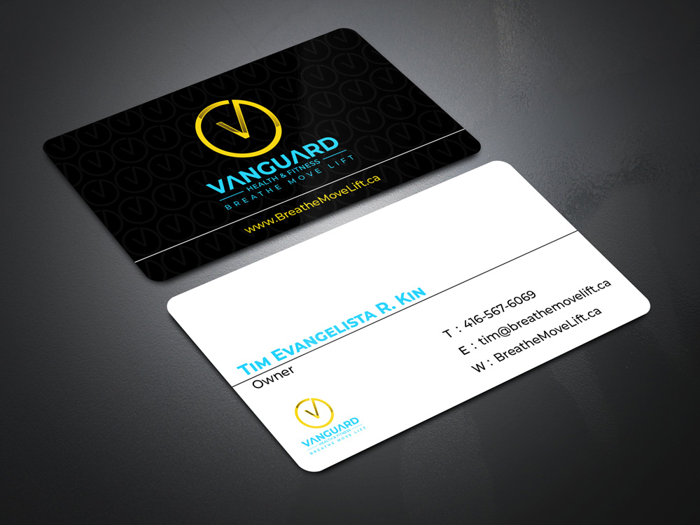 Vanguard Health & Fitness logo design by Gelotine