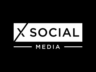 X Social Media logo design by menanagan