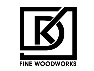 DK Fine Woodworks logo design by PMG