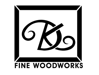 DK Fine Woodworks logo design by PMG