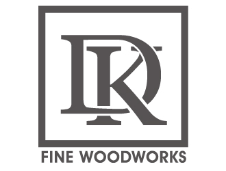 DK Fine Woodworks logo design by PMG