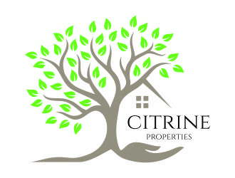 Citrine Properties logo design by jetzu