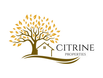 Citrine Properties logo design by jetzu