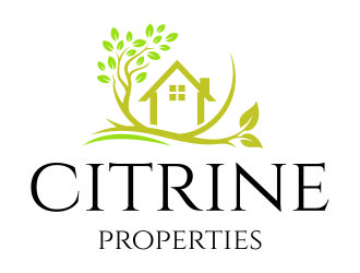 Citrine Properties logo design by jetzu