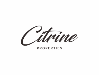 Citrine Properties logo design by Zeratu