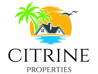 Citrine Properties logo design by jetzu