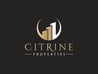 Citrine Properties logo design by pencilhand