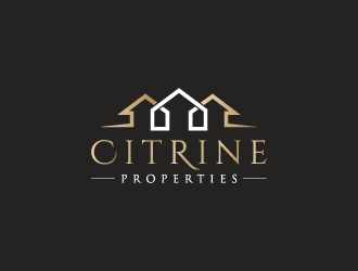 Citrine Properties logo design by pencilhand