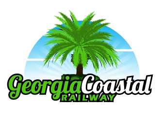 Georgia Coastal Railway logo design by AamirKhan